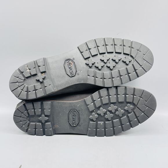 GH Bass & Co Shoes Mens 9.5 Black Leather Penny Loafers Moc Toe Slip On Dress - Picture 9 of 11